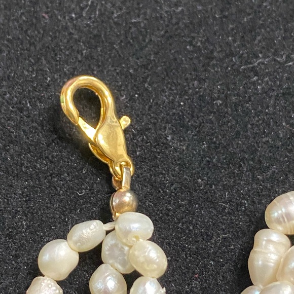VTG 1950’s Genuine 18” 3 Strand Seed Pearls with 10K Clasp Necklace Final Price - Picture 10 of 12